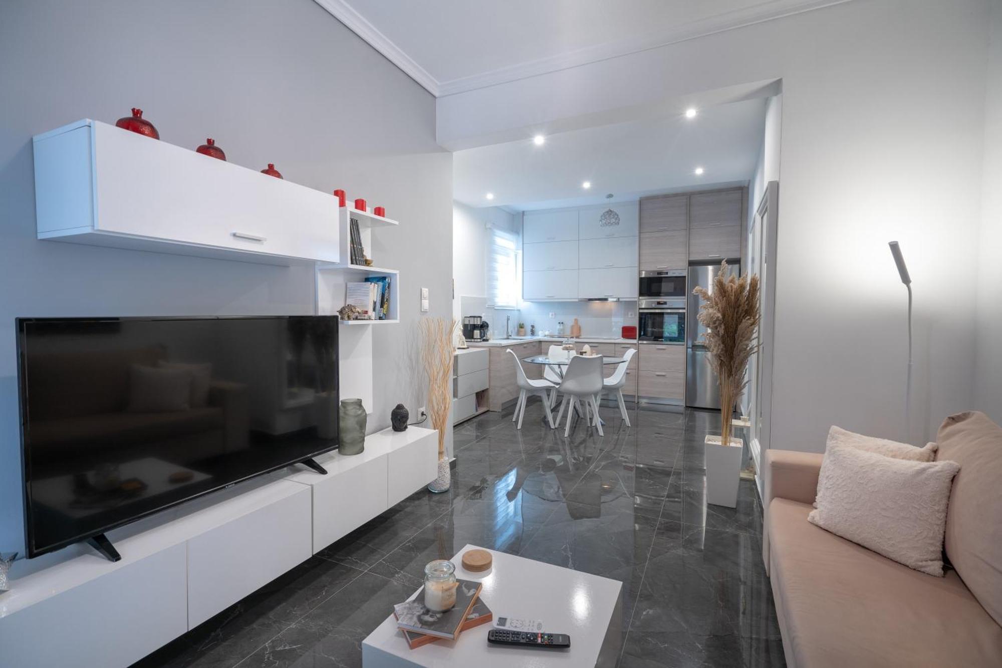 Neo Irakleio Train St. 1 Bedrm 4 Pers. Apartment Athén Kültér fotó