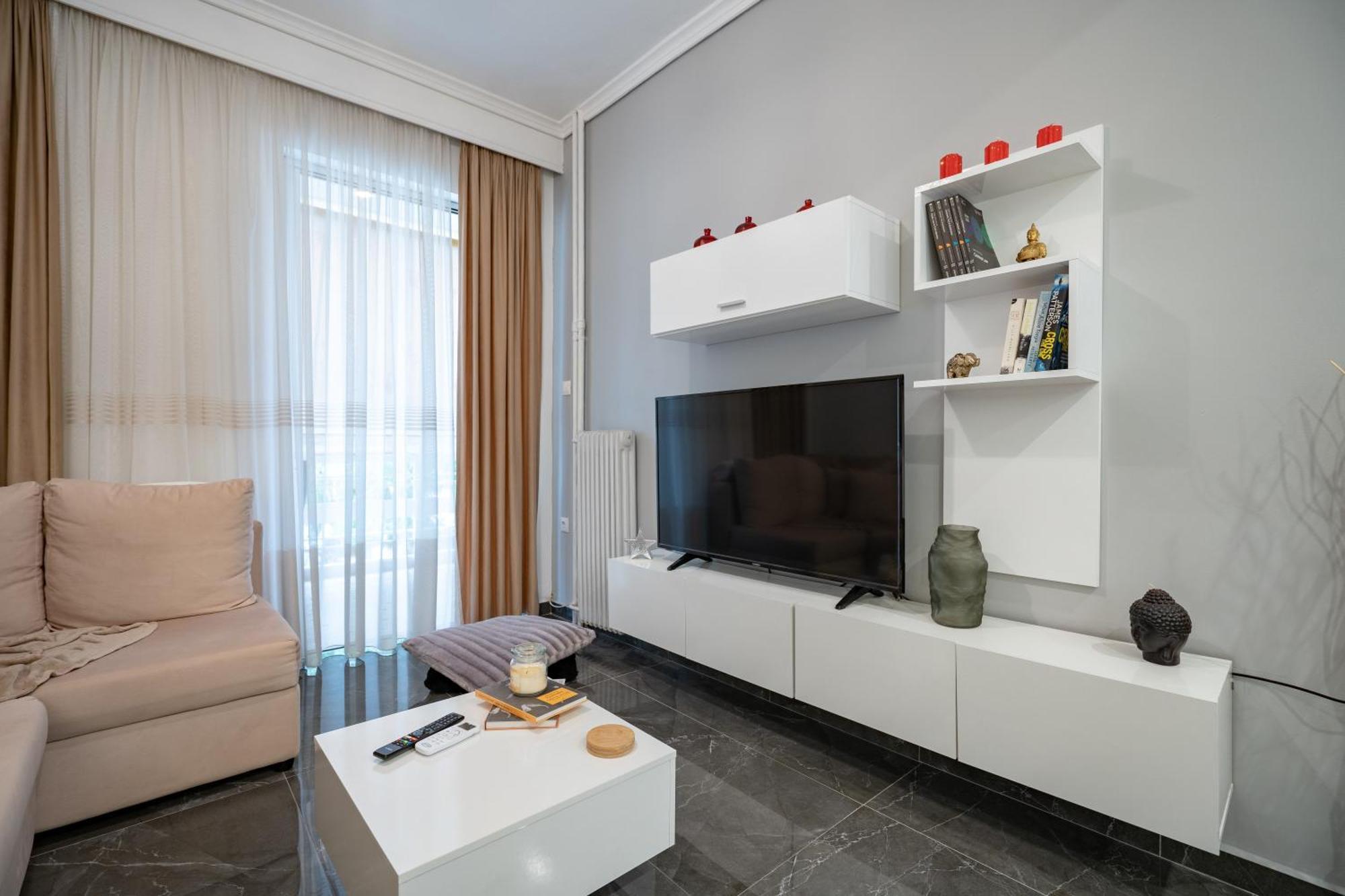 Neo Irakleio Train St. 1 Bedrm 4 Pers. Apartment Athén Kültér fotó