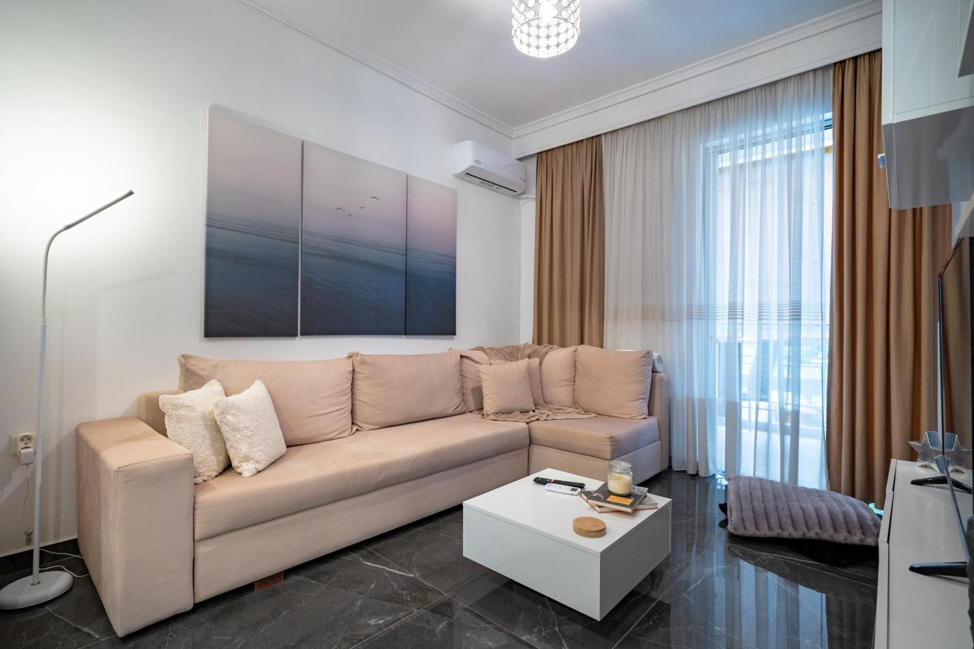 Neo Irakleio Train St. 1 Bedrm 4 Pers. Apartment Athén Kültér fotó