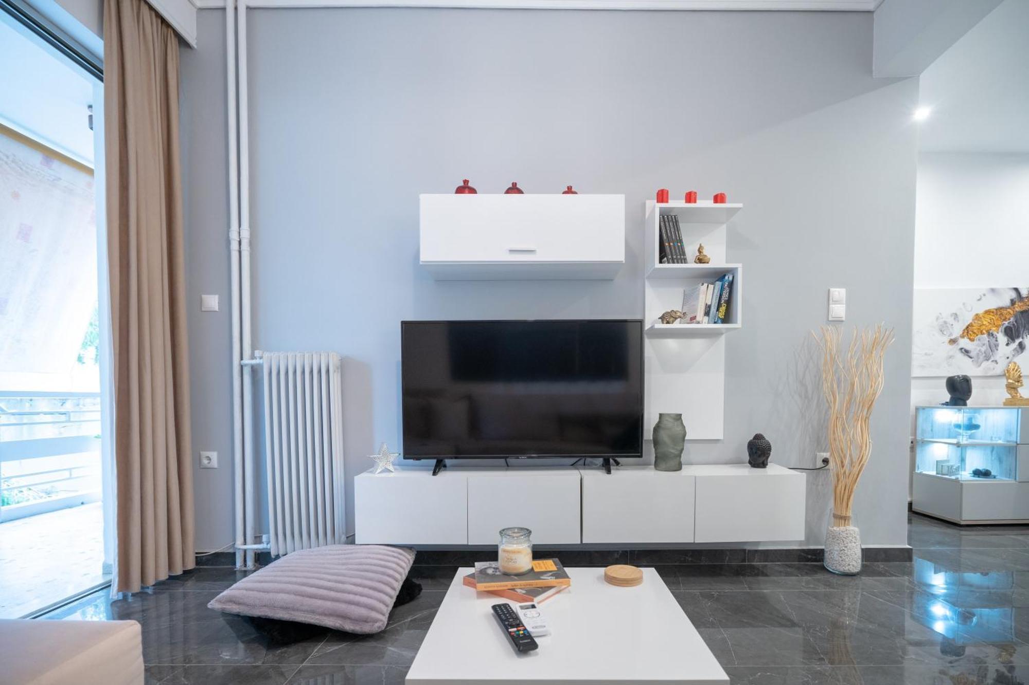 Neo Irakleio Train St. 1 Bedrm 4 Pers. Apartment Athén Kültér fotó