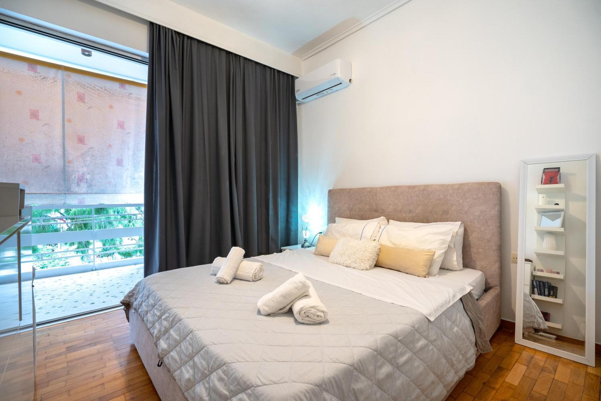 Neo Irakleio Train St. 1 Bedrm 4 Pers. Apartment Athén Kültér fotó