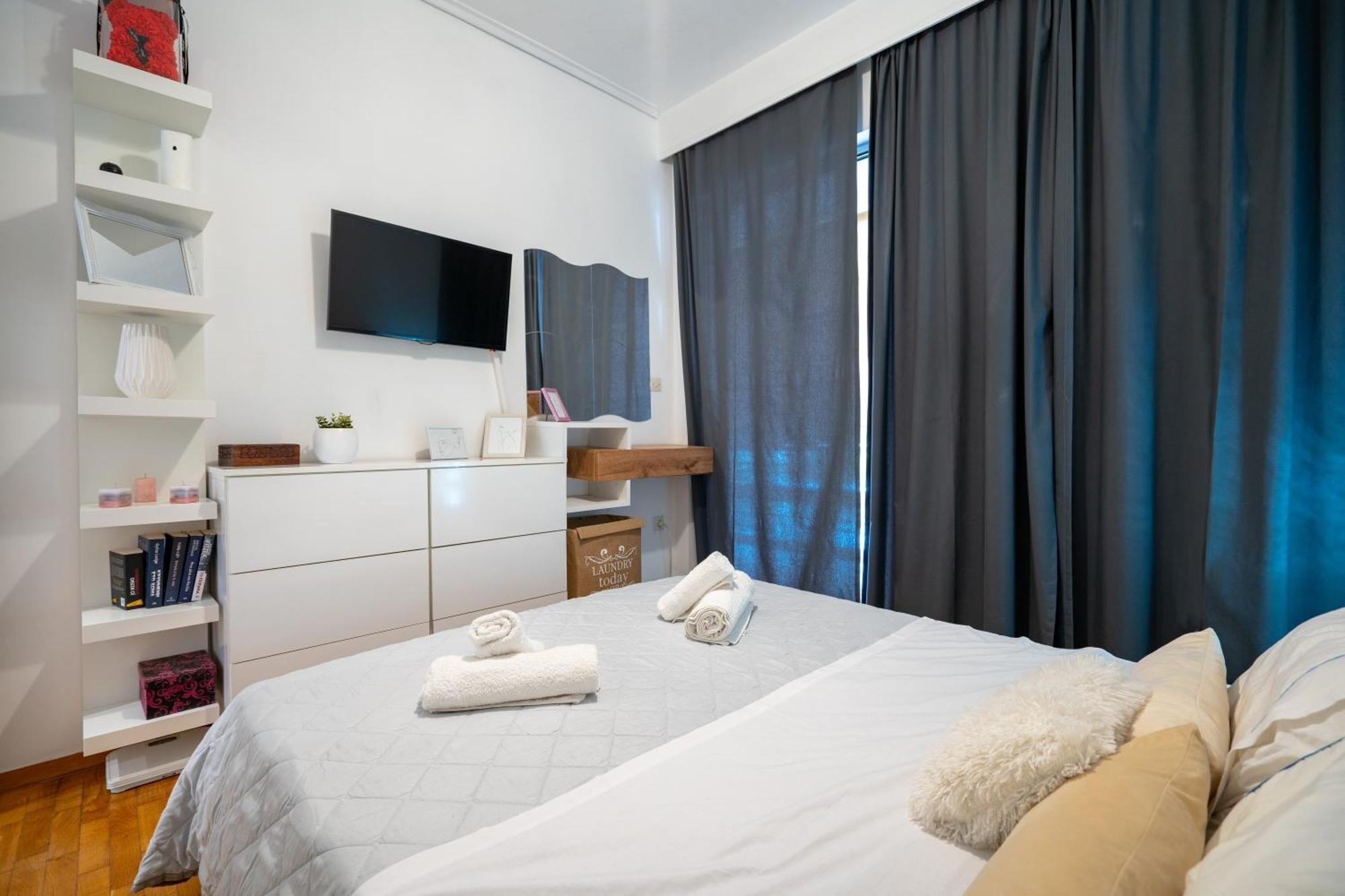 Neo Irakleio Train St. 1 Bedrm 4 Pers. Apartment Athén Kültér fotó